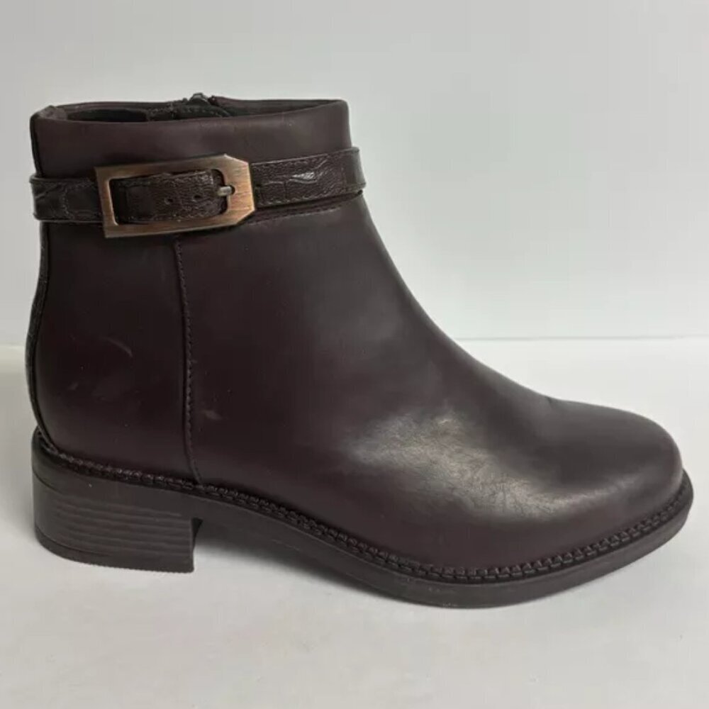 Clarks Women’s Maye Grace Leather Booties, Size 7.5 M